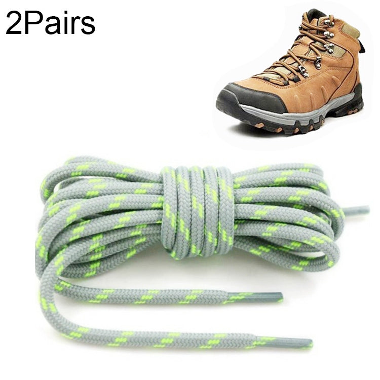 Round High Density Weaving Shoe Laces Outdoor Hiking Slip Rope Sneakers Boot Shoelace, 100cm