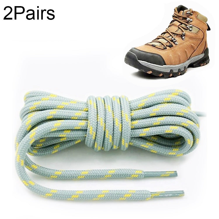 Round High Density Weaving Shoe Laces Outdoor Hiking Slip Rope Sneakers Boot Shoelace, 100cm