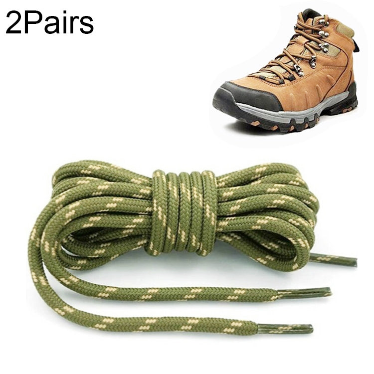 Round High Density Weaving Shoe Laces Outdoor Hiking Slip Rope Sneakers Boot Shoelace, 100cm