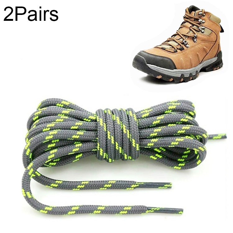 Round High Density Weaving Shoe Laces Outdoor Hiking Slip Rope Sneakers Boot Shoelace, 100cm