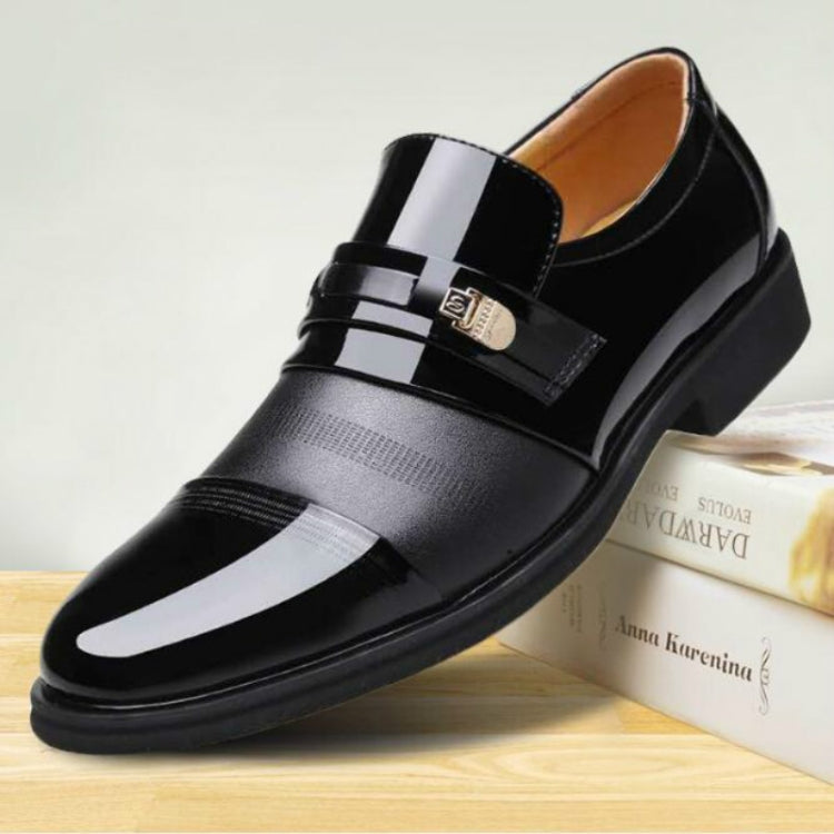 Men Summer Hole Shoe Slip-on Dress Business Shoes, 38, 39, 40, 41, 42, 43, 44, 45