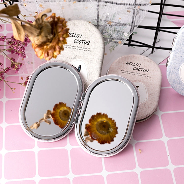 Portable Cosmetic Mirror Fresh Cactus Small Mirror