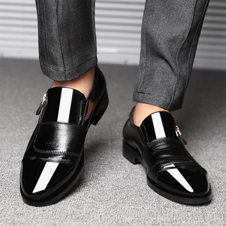 Men Business Dress Pointed Toe Slip-On Shoes, 38, 39, 40, 41, 42, 43, 44, 45, 46, 47, 48