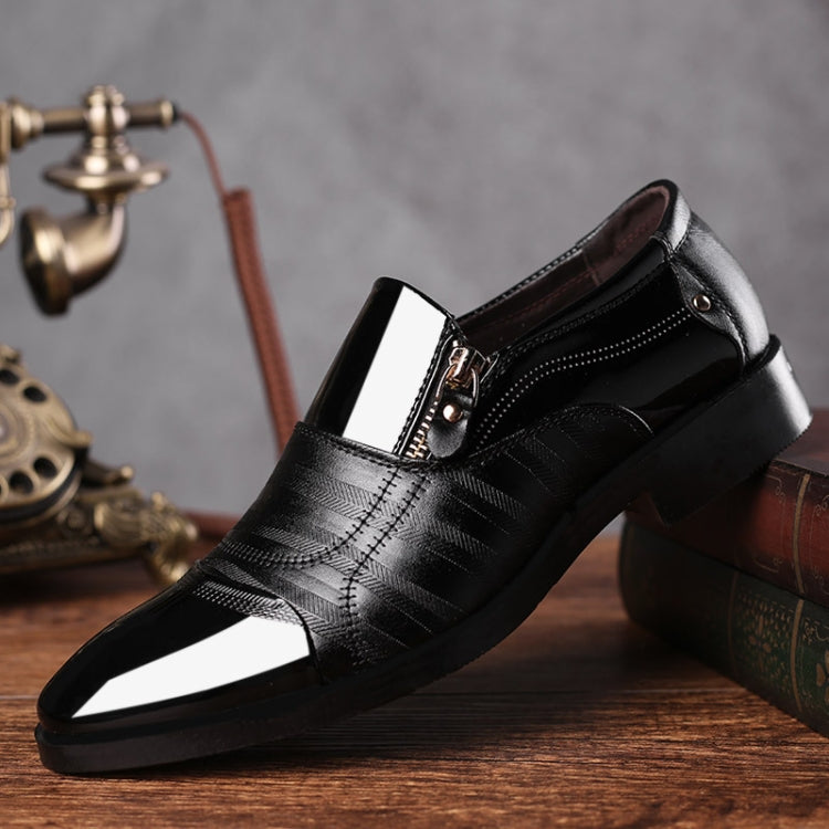 Men Business Dress Pointed Toe Slip-On Shoes, 38, 39, 40, 41, 42, 43, 44, 45, 46, 47, 48