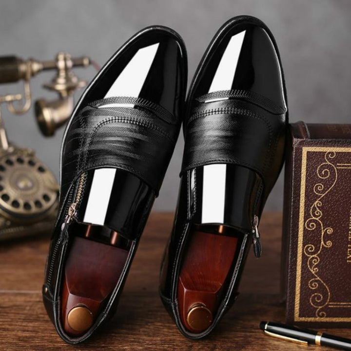 Men Business Dress Pointed Toe Slip-On Shoes, 38, 39, 40, 41, 42, 43, 44, 45, 46, 47, 48