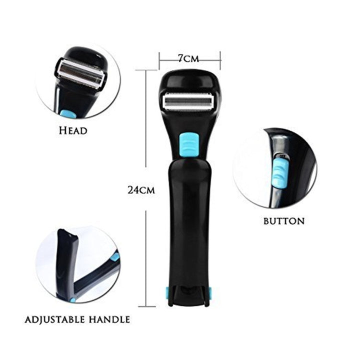 Foldable Long Handle Electric Shaver On Back, Electric Shaver