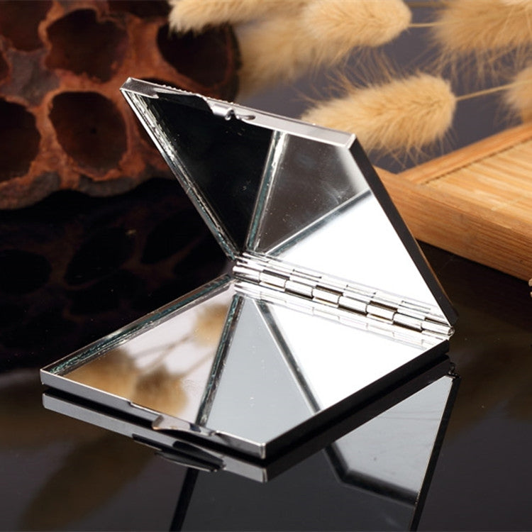 Mini Portable Folding Makeup Mirror Opal Fox With Diamonds