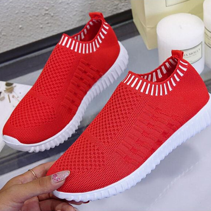 New Large Size The Trend Of Women Shoes Wild Sports Leisure Flying Running Shoes, 35, 36, 37, 38, 39, 40