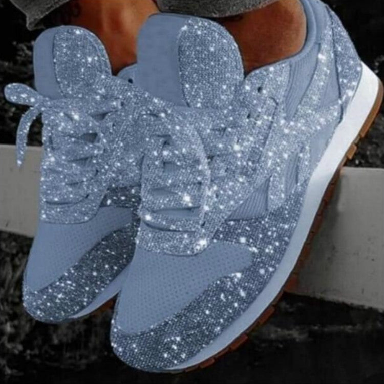 Autumn and Winter Sponge Sequins Breathable Platform Sports Shoes, 35, 36, 37, 38, 39