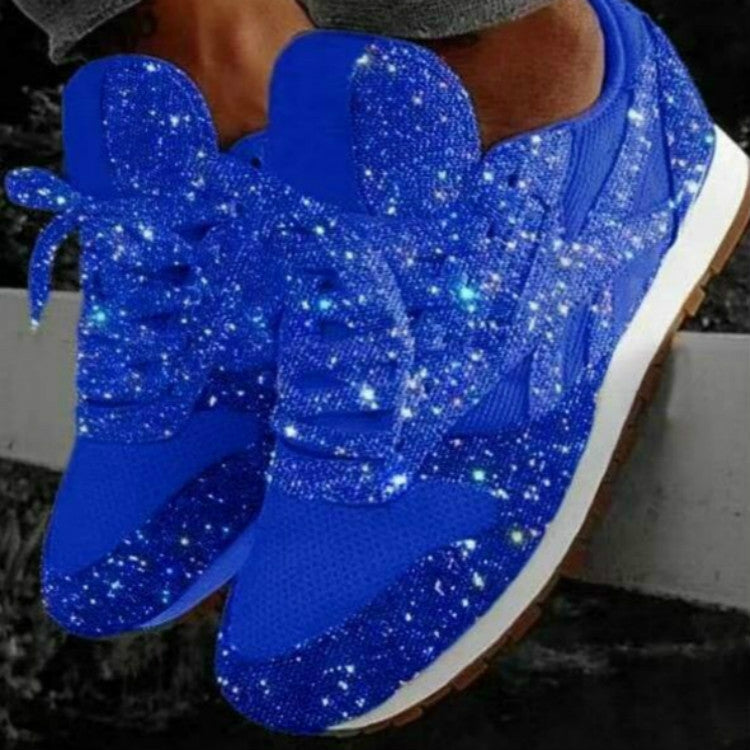 Autumn and Winter Sponge Sequins Breathable Platform Sports Shoes, 35, 36, 37, 38, 39