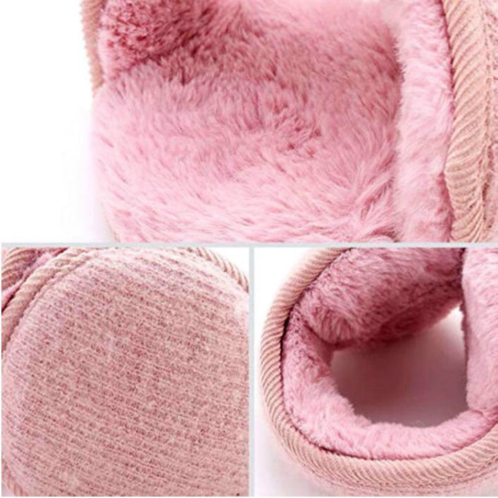 Winter Men and Women Riding Ear Covering Rabbit Fur Plush Knitted Warm Earmuffs Ear Protection Hat