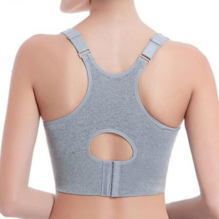 Wireless Sporty Shockproof Running Push Up Sports Bra, M, L, XL, XXL