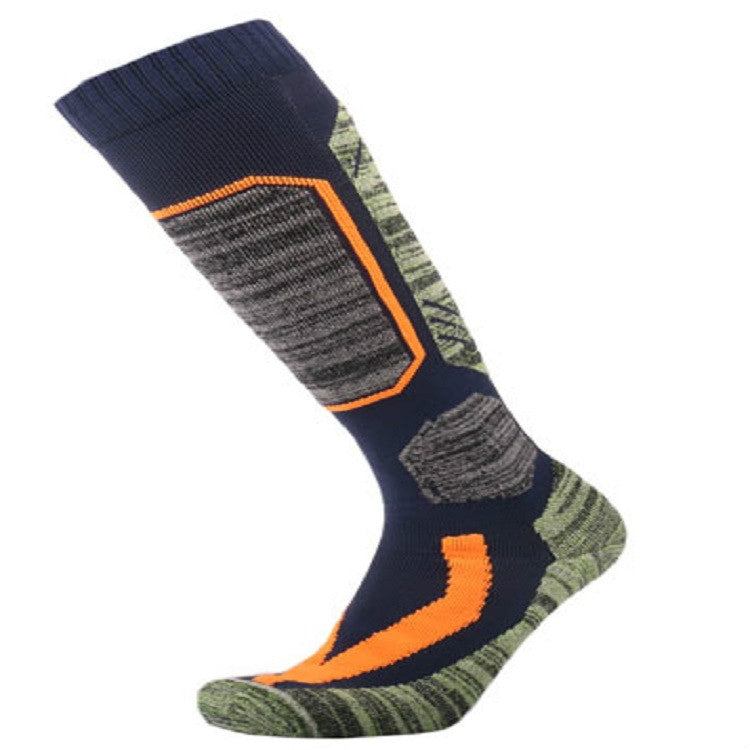 Ski Socks Outdoor Sports Thick Long Sweat-absorbent Warm Hiking Socks, 35-39, 40-45