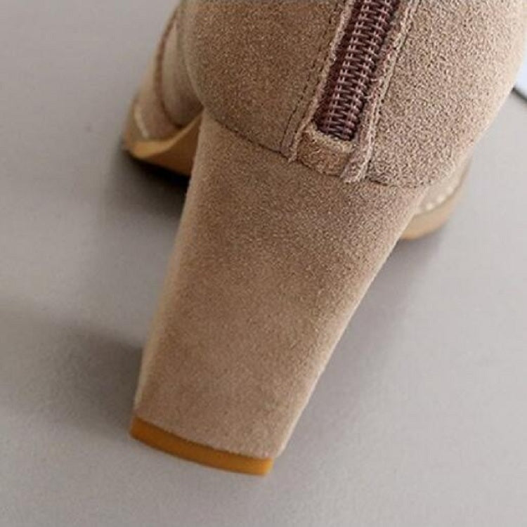 Women Shoes Suede Boots Pointed High Heels, 35, 36, 37, 38, 39