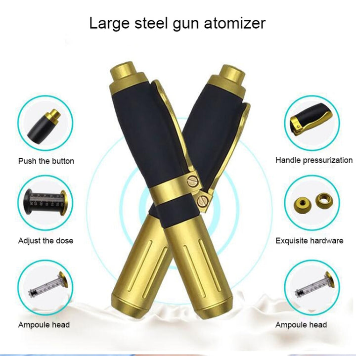 Small Steel Cannon Atomizer Needleless Beauty Device