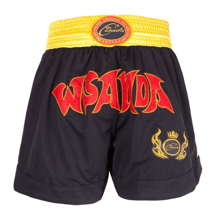 ZhuoAo Muay Thai/Boxing/Sanshou/Fighting Shorts for Men and Women, XS