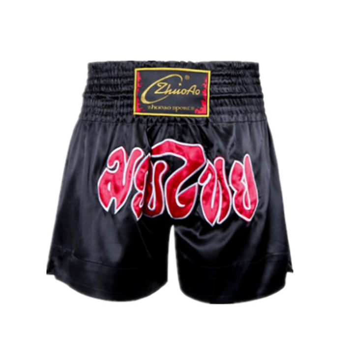 ZhuoAo Muay Thai/Boxing/Sanshou/Fighting Shorts for Men and Women, XS