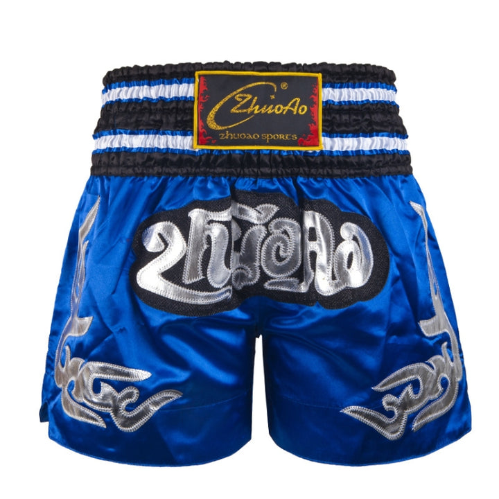 ZhuoAo Muay Thai/Boxing/Sanshou/Fighting Shorts for Men and Women, XS