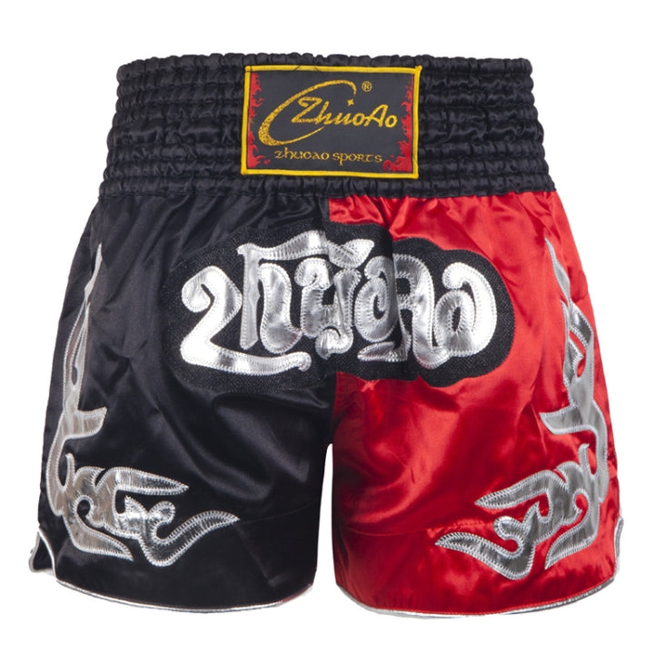 ZhuoAo Muay Thai/Boxing/Sanshou/Fighting Shorts for Men and Women, XS