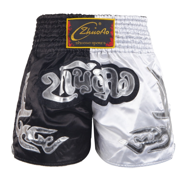 ZhuoAo Muay Thai/Boxing/Sanshou/Fighting Shorts for Men and Women, XS