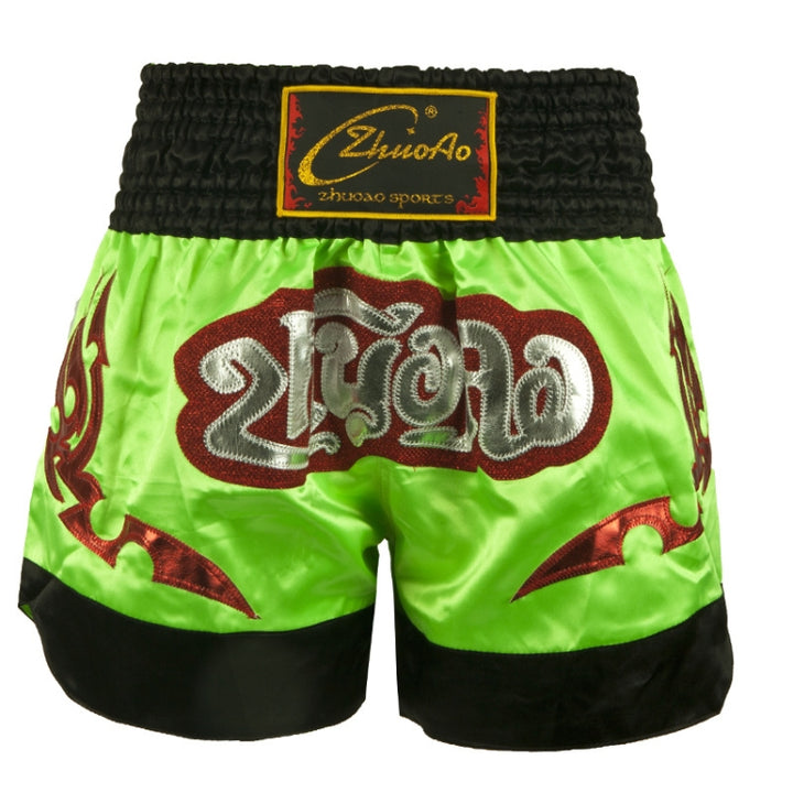 ZhuoAo Muay Thai/Boxing/Sanshou/Fighting Shorts for Men and Women, XS