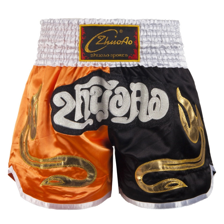 ZhuoAo Muay Thai/Boxing/Sanshou/Fighting Shorts for Men and Women, XS