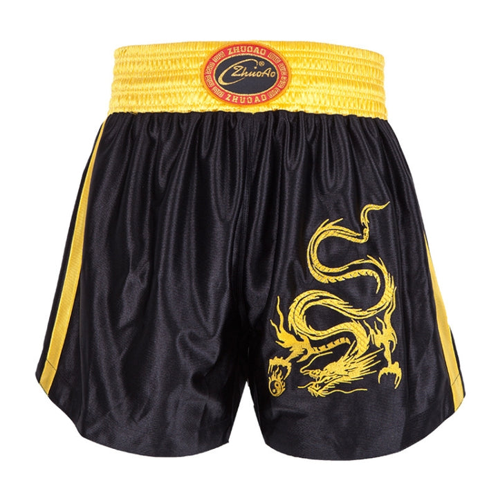 ZhuoAo Muay Thai/Boxing/Sanshou/Fighting Shorts for Men and Women, XS