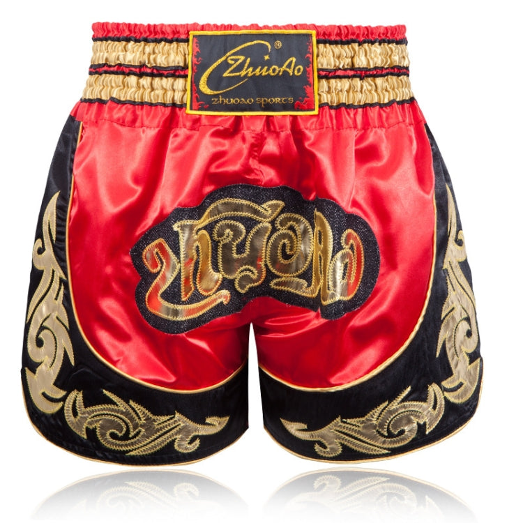 ZhuoAo Muay Thai/Boxing/Sanshou/Fighting Shorts for Men and Women, XS