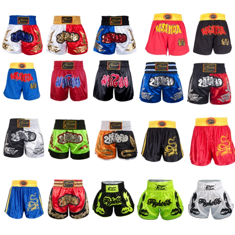 ZhuoAo Muay Thai/Boxing/Sanshou/Fighting Shorts for Men and Women, XS