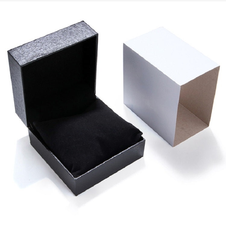 PU Leather Watch Box Custom-made High-end flip Watch Box Jewelry Gift Packaging, Red inner white plastic box, Black inner black plastic box, Black inner white plastic box