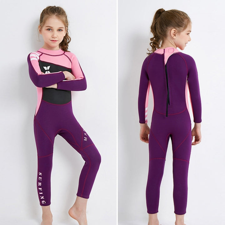 DIVE & SAIL WS-18818 Children Diving Suit One-piece Warm Snorkeling Surfing Anti-jellyfish Swimsuit, S, M, L, XL, XXL