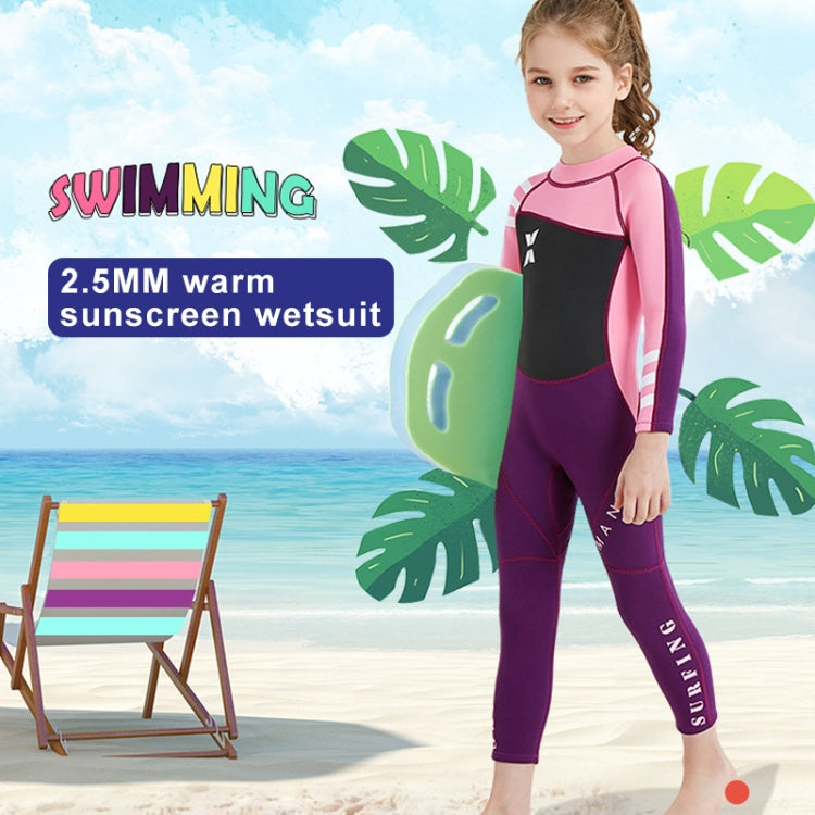 DIVE & SAIL WS-18818 Children Diving Suit One-piece Warm Snorkeling Surfing Anti-jellyfish Swimsuit, S, M, L, XL, XXL