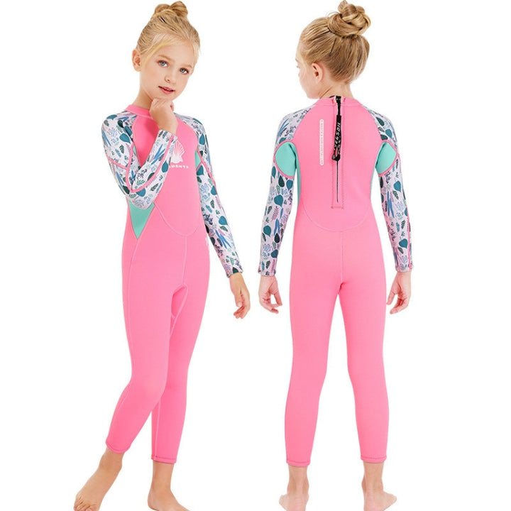 DIVE & SAIL M150556K Shell Pattern Children Diving Suit One-piece Swimsuit Snorkeling Surfing Anti-jellyfish Clothing, S, M, L, XL, XXL