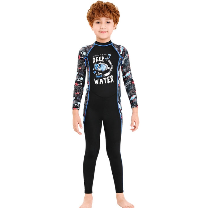 DIVE & SAIL Children Sun Protection Long Sleeve Quick Dry Diving Suit, S, M, L, XL, XXL