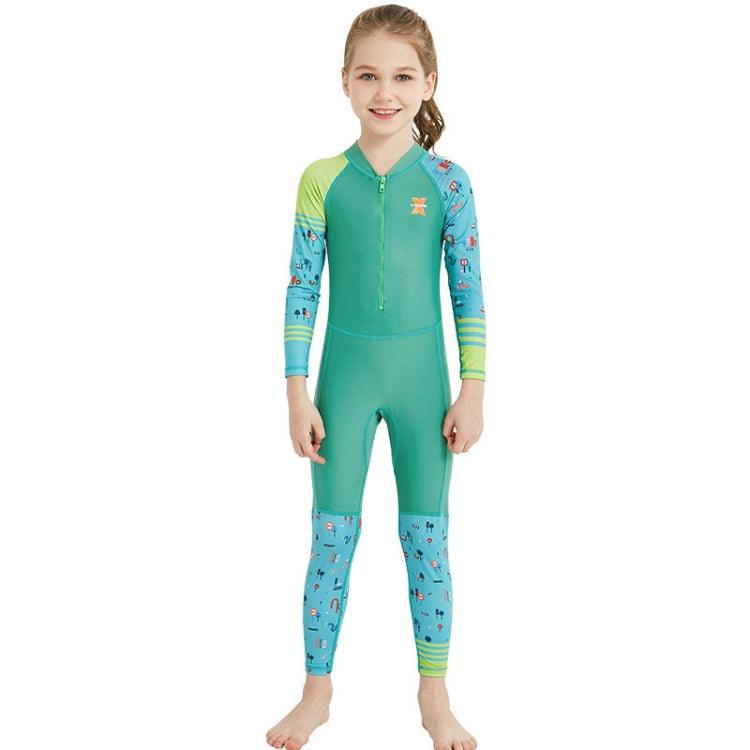 DIVE & SAIL LS-18822 Children Diving Suit Outdoor Sunscreen One-piece Swimsuit, S, M, L, XL, XXL