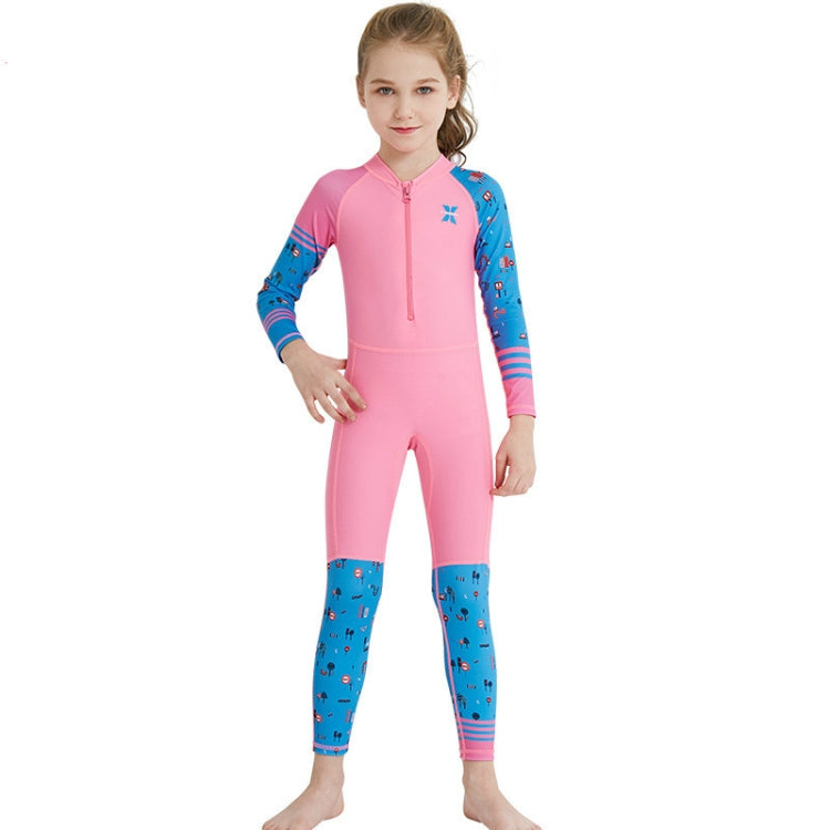 DIVE & SAIL LS-18822 Children Diving Suit Outdoor Sunscreen One-piece Swimsuit, S, M, L, XL, XXL