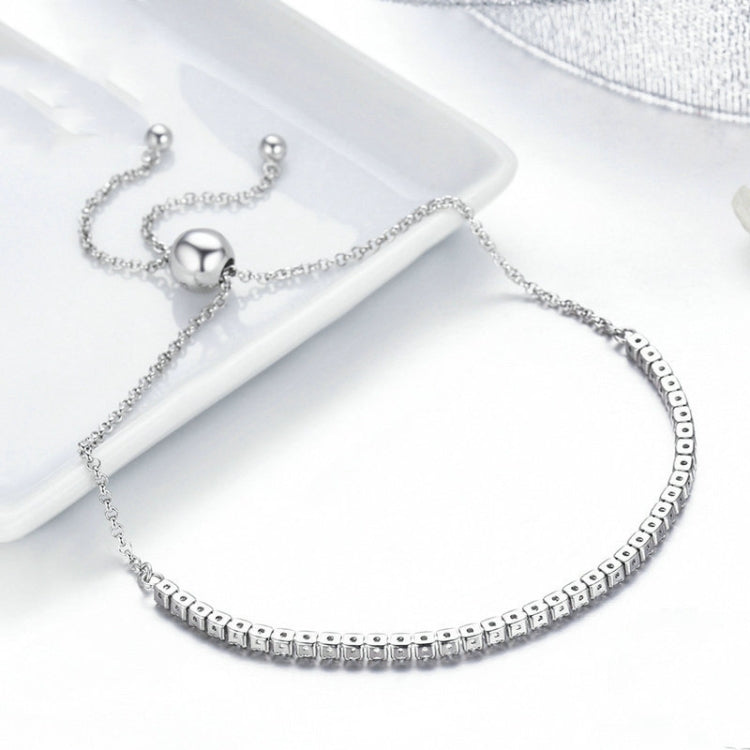 Affectionate S925 Sterling Silver Bracelet Adjustable Women Bracelet, SCB029