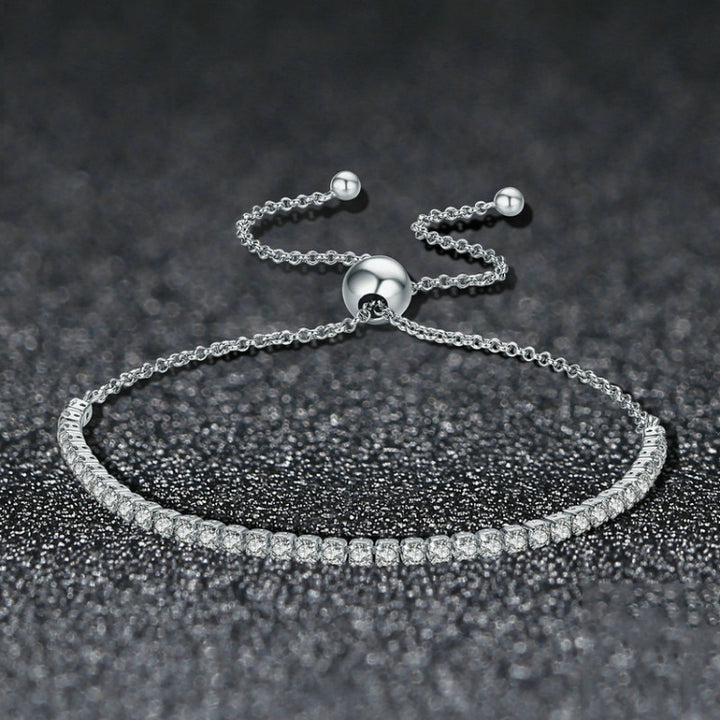 Affectionate S925 Sterling Silver Bracelet Adjustable Women Bracelet, SCB029