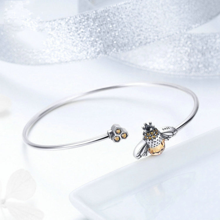 Bee Story S925 Sterling Silver Bracelet Female Personality Diamond Bracelet, SCB104