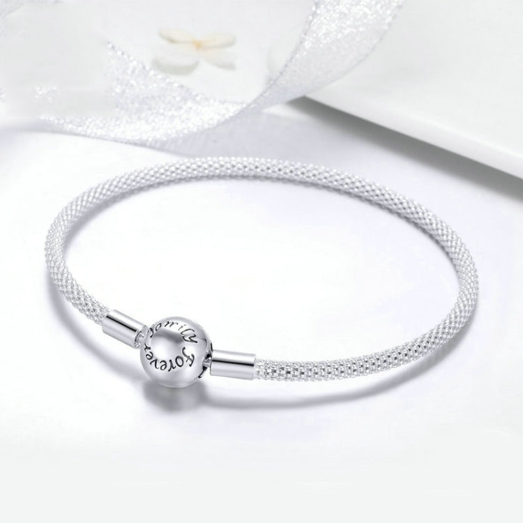 S925 Sterling Silver Personality Fashion Bracelet Eternal Love Bracelet, 17cm, 19cm, 21cm