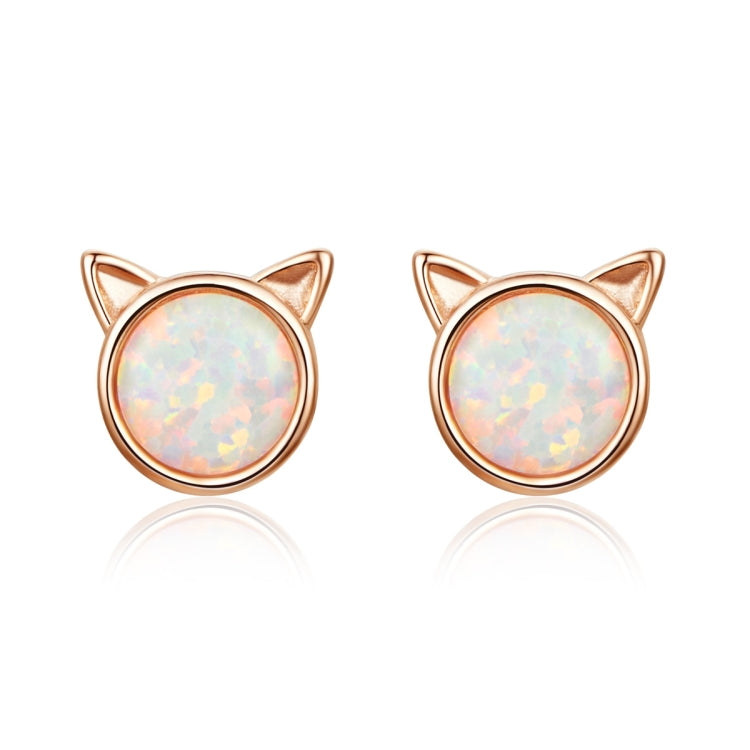 DIY Earrings Cat Sterling Silver Earrings Zircon Earrings