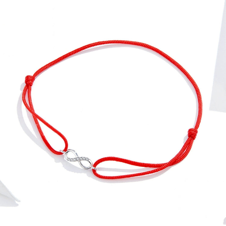 Red String S925 Sterling Silver Bracelet Fashion Bracelet for Girls, SCB176