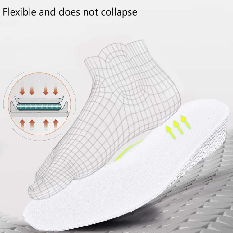 Inner Increased Insoles Sports Shock Absorption Increased Breathable Sweat-absorbent Deodorant Invisible Pad, 1.5cm, 2.5cm, 3.5cm