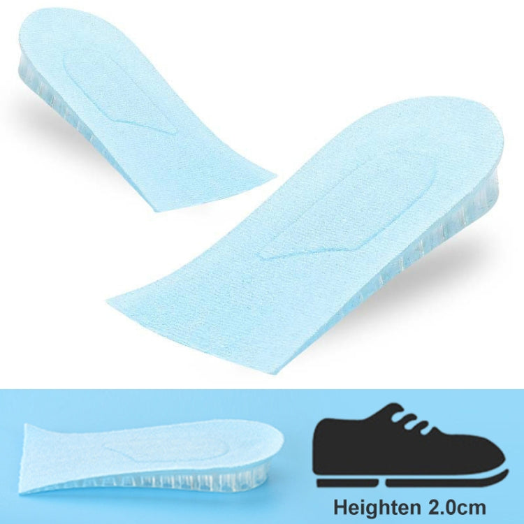 JF101 Invisible Transparent Silicone Heightening Pad Heel Heightening Insole Shock Absorption Half Pad, One Layer, Two Layer, Three Layer