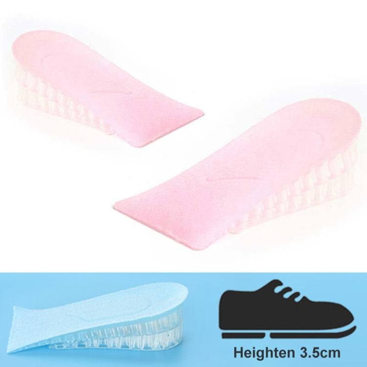 JF101 Invisible Transparent Silicone Heightening Pad Heel Heightening Insole Shock Absorption Half Pad, One Layer, Two Layer, Three Layer