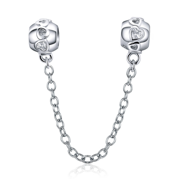 S925 Sterling Silver Little Cute Personality All-match Safety Chain