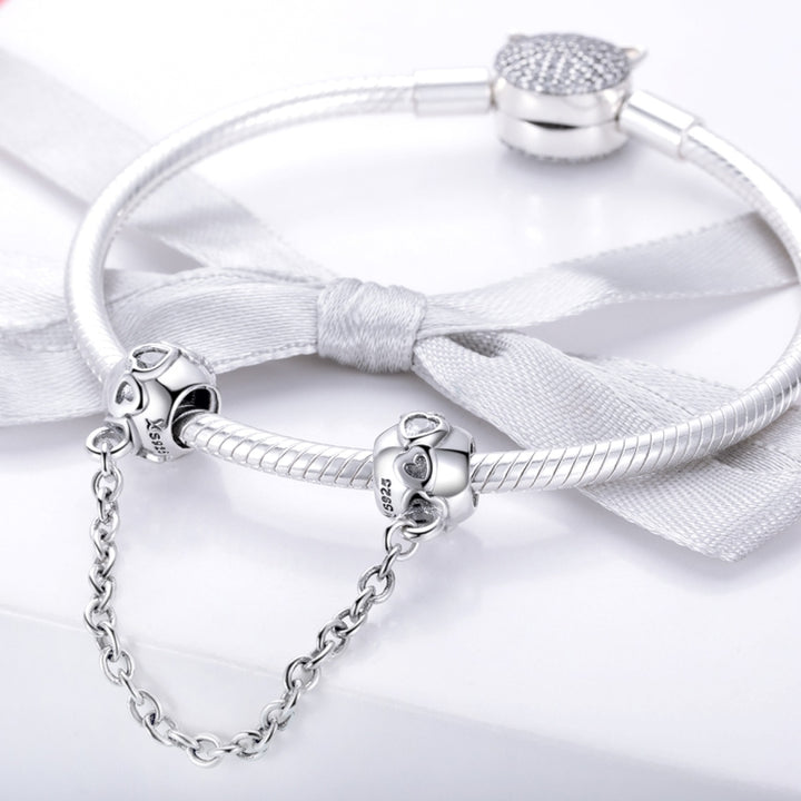 S925 Sterling Silver Little Cute Personality All-match Safety Chain