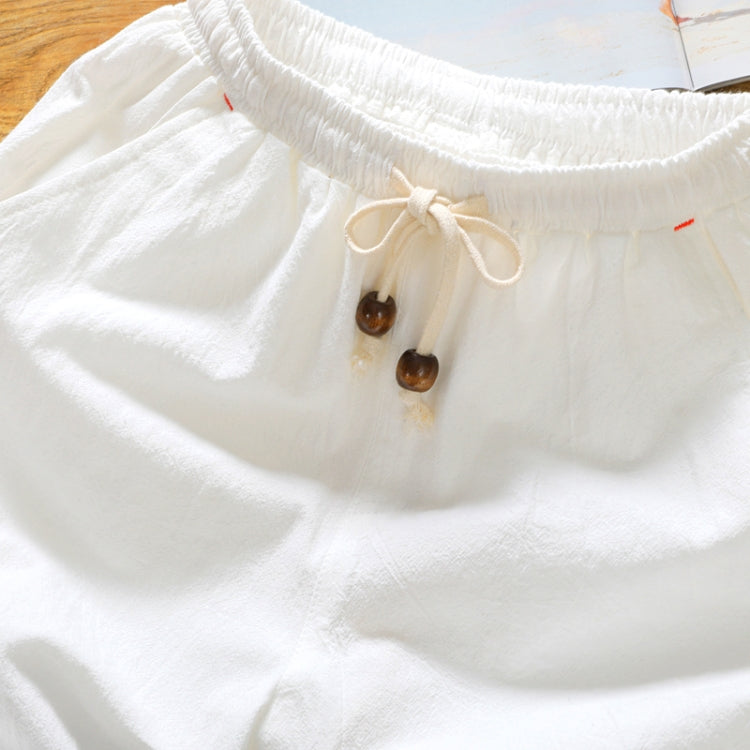 Casual Loose Cotton Linen Five-point Shorts, XXXXXL