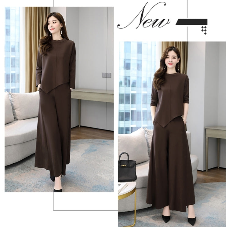 Autumn New Style Wide-Leg Pants Suit, M, L, XL, XXL, XXXL