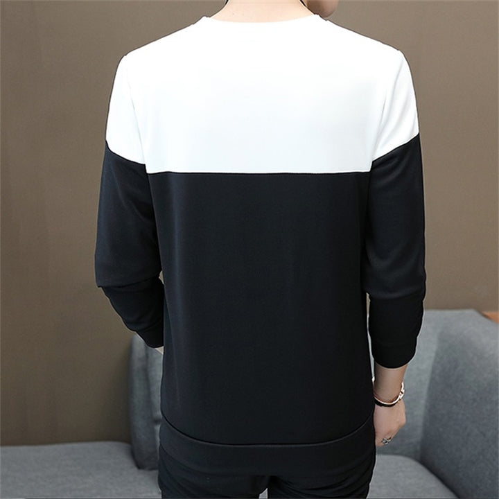 Long Sleeve Crew Neck Printed SweaterShirt Bottoming Shirt, M, L, XL, XXL, XXXL